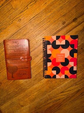 Spiral Notebook "Time To Wine Down" And ‘Daughter’ Journal